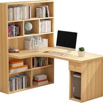 Escritorio L con librero (NEXO)