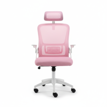 Silla de Oficina Rosada Task
