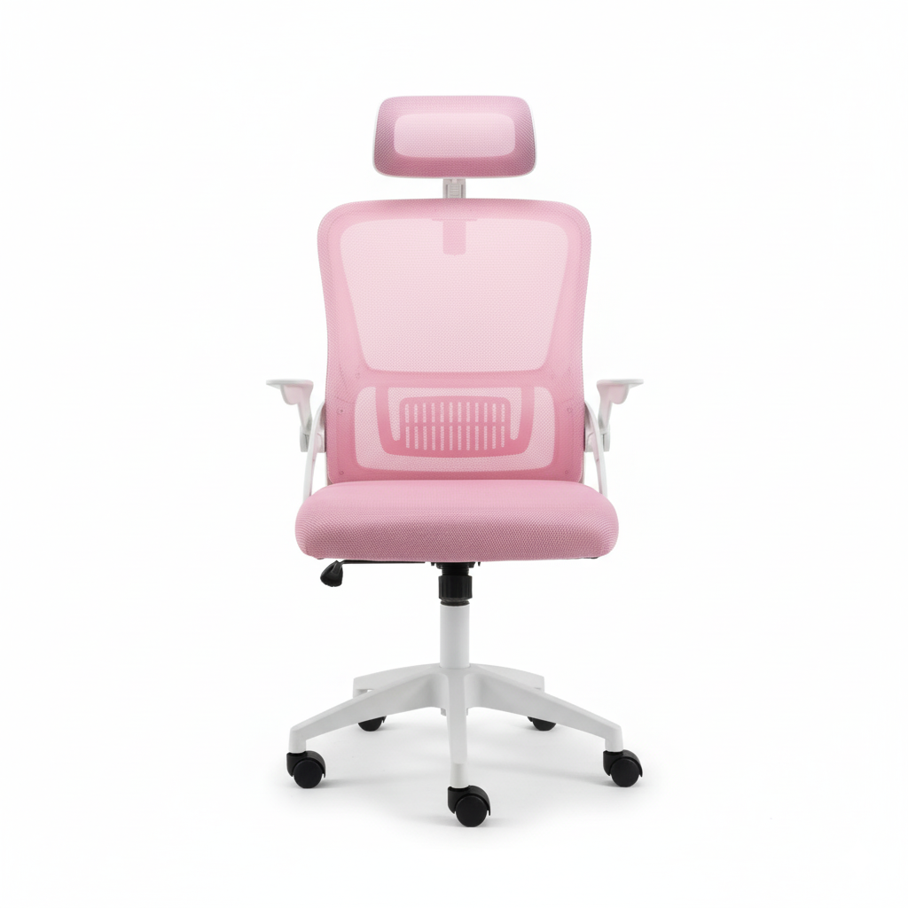 Silla de Oficina Rosada Task