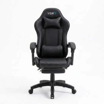 Silla Gamer CCS Negra Completa — Con Reposapiés