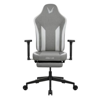 Silla Gamer de Tela Gris Formula V Ryvo Plus - Reclinable y Fresca