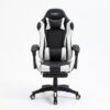 Silla Gamer CCS Blanca y Negra — Con Reposapiés — miniatura 1