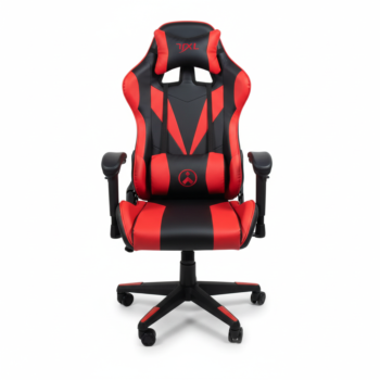 Silla Gamer Roja con Negro SF1771 — Ergonomica con Reposapies — YIDRO Costa Rica