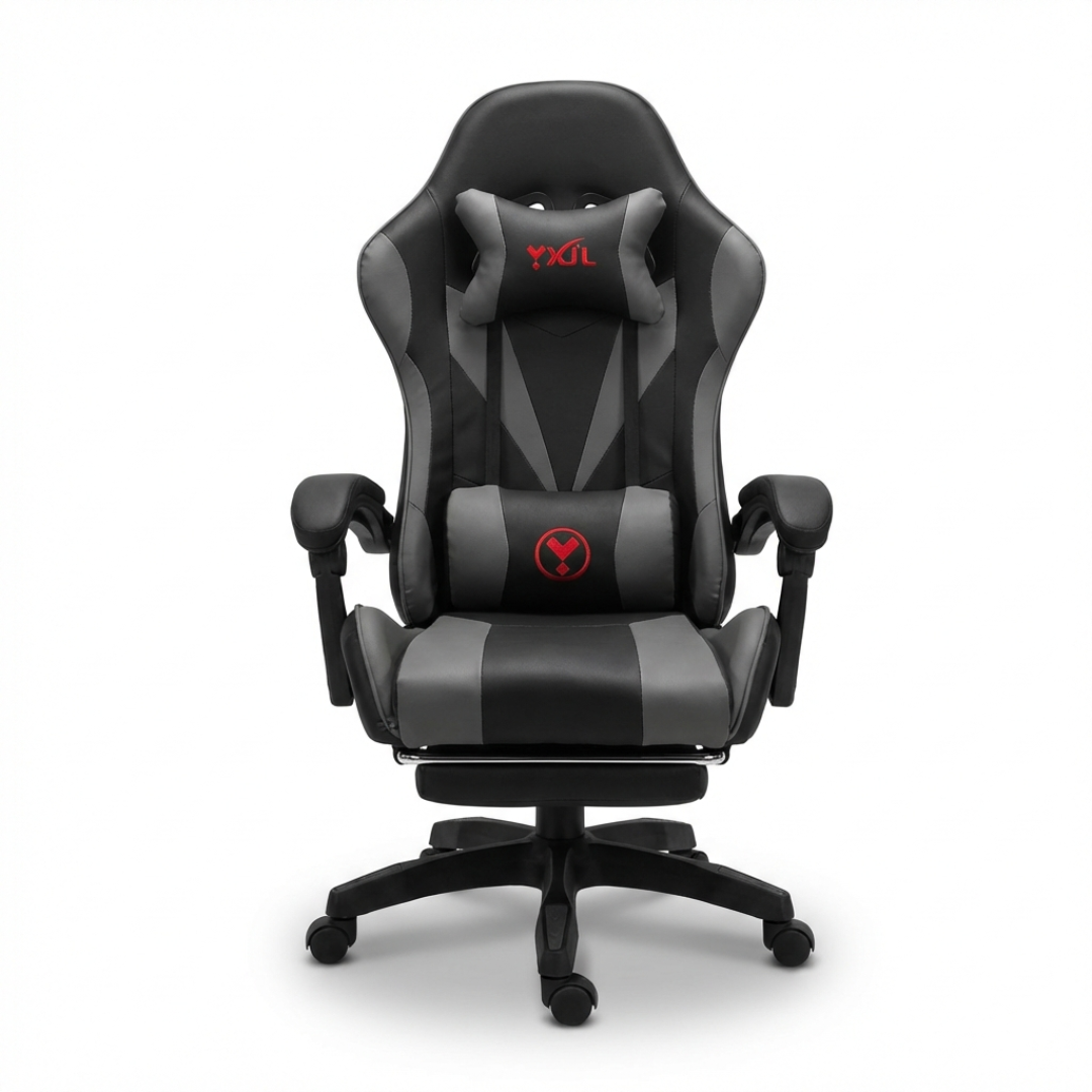 SILLA GAMER GRIS CON NEGRO SF1770