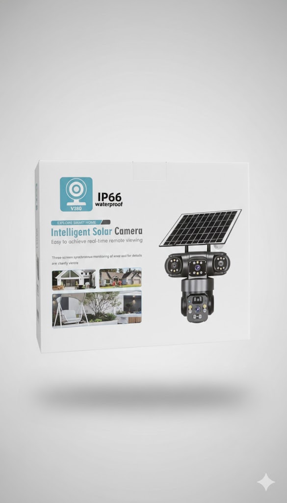 CAMARA DE VIGILANCIA 360° 4 EN 1 IP66 C. PANEL SOLAR