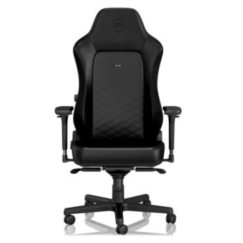 Silla Gamer Premium Cuero Sintético NobleChairs Hero Negro Negra