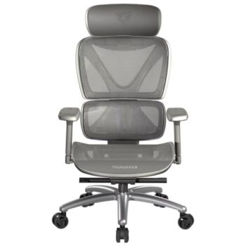 Silla de Oficina Multiajustable Mesh con Cuero ThunderX3 XTC Mesh Gris