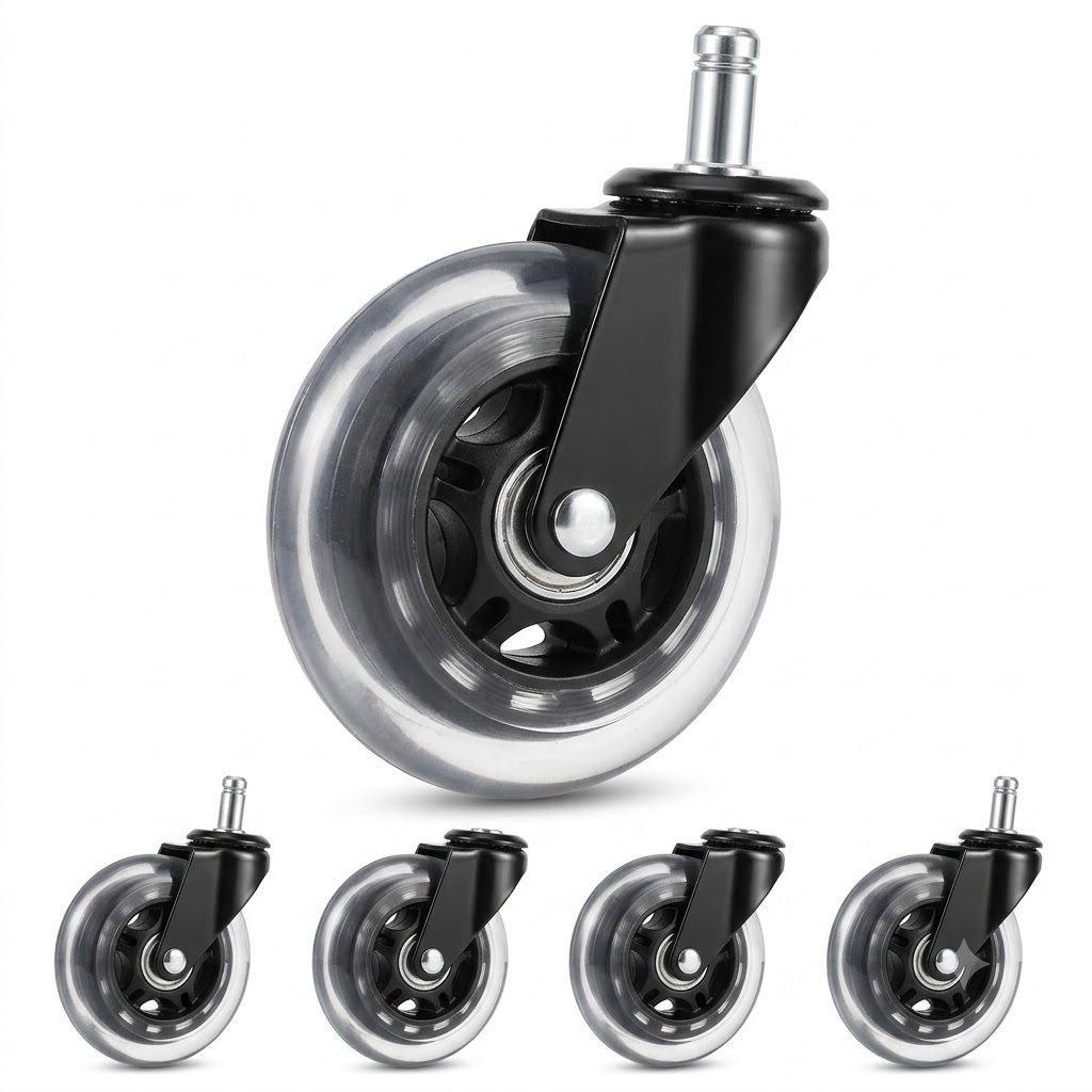 Ruedas de Silicona para Silla (Set de 5)
