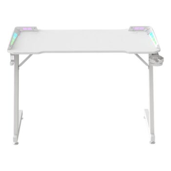 Escritorio Gamer Premium Formula V Line VD2 RGB Blanco