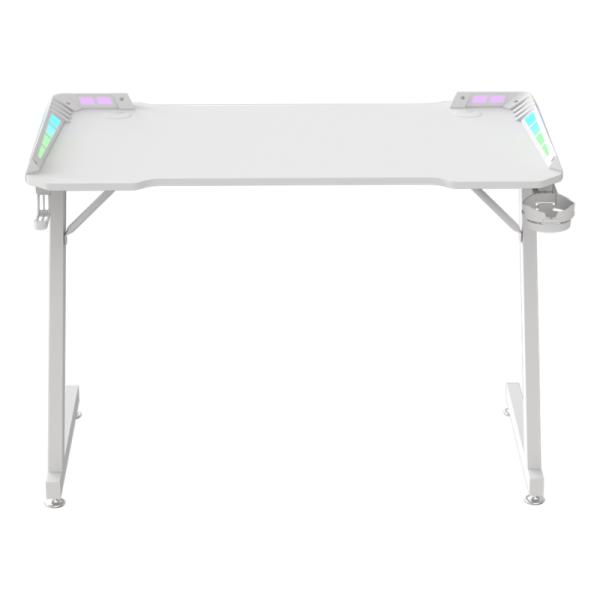 Escritorio Gamer Premium Formula V Line VD2 RGB Blanco