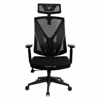 Silla Gamer Reclinable Formula V Line Ergolux 2 Lite Mesh Black Negra