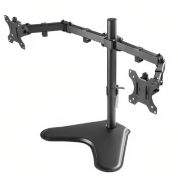 Soporte Doble para Monitores con Base hasta 32" Unno Tekno Negro