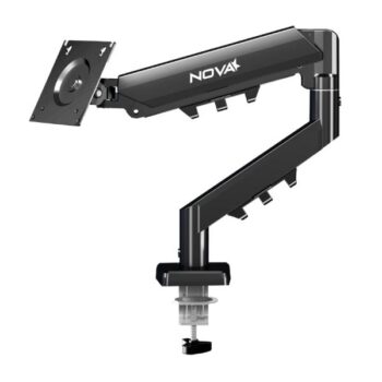 Brazo Articulado para Monitor hasta 32" con Prensa Nova Negro
