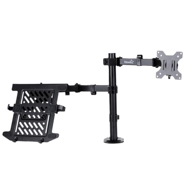 Brazo para Monitor y Laptop 14″ a 32″ VESA Nova Negro